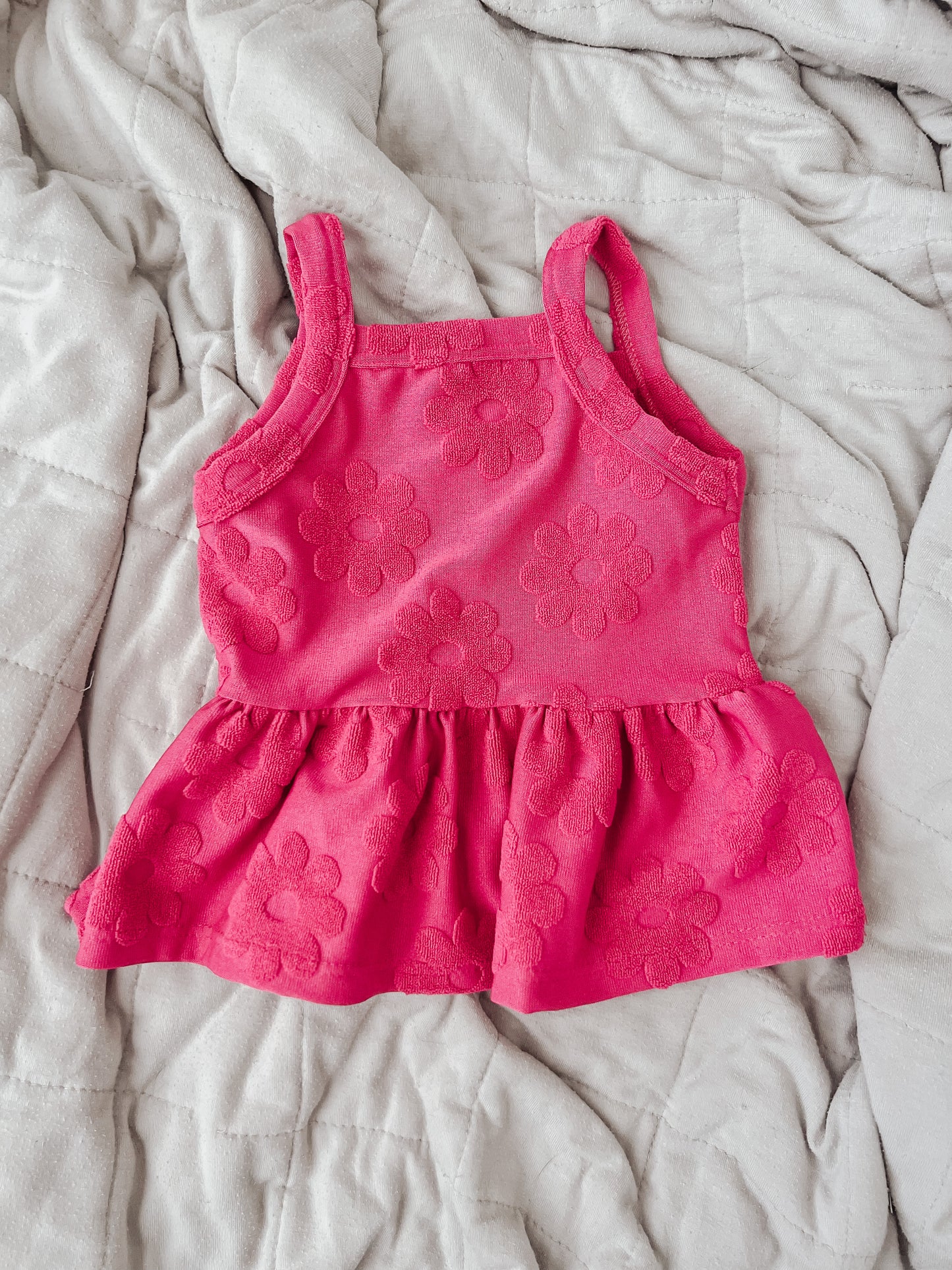 5t Pink Summer Cami Peplum
