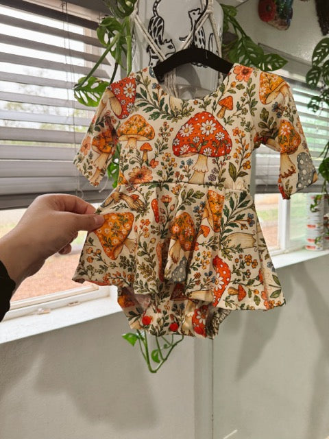 Brielle Dress With 3/4 Sleeve & Snaps 9-12
