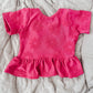 2T Pink Midi Peplum