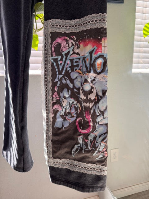 Upcycled Small Adult Flared Joggers