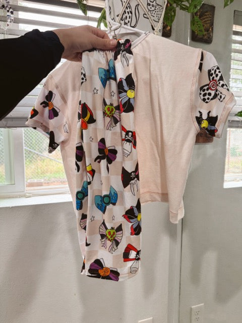 Upcycled Oversized Tee with Genie Pants 4y