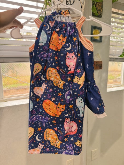 Celestial Kitties - Cami Peplum & Genie Pants 5y