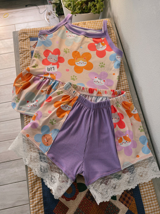 Cami Peplum & Breezy Short 6/7