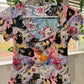 Adult Small Baby Top & Breezy Shorts with Lace