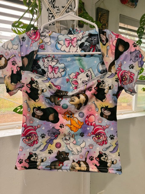 Adult Small Baby Top & Breezy Shorts with Lace