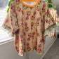 Adult Large Dolman tee with Ruffles