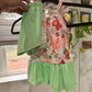 Color Block Cami Peplum With Breezy Shorts 3y