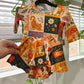 Brielle Dress With 3/4 Sleeve & Snaps 9-12