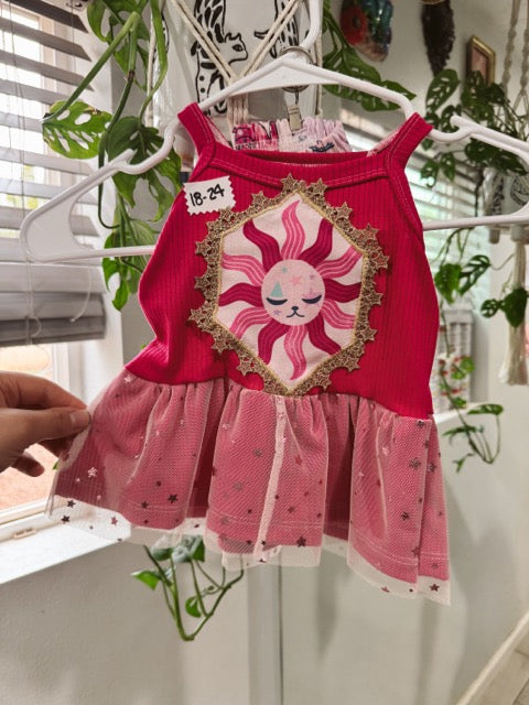 Cami Peplum With Ruffled Shorties 18-24