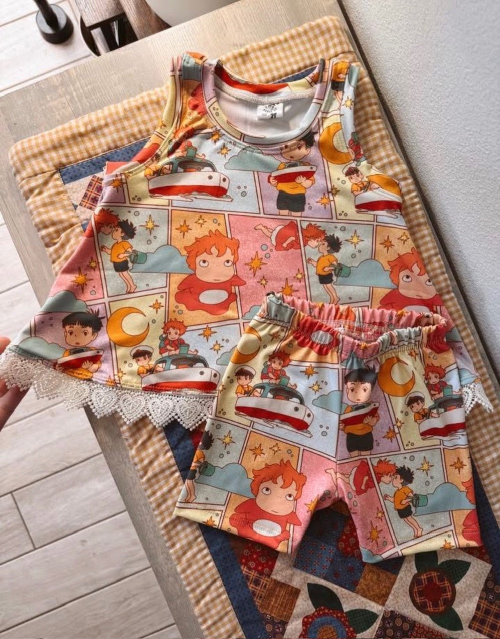 Little Fish Girl Magic Swing Tank Set 2T RTS