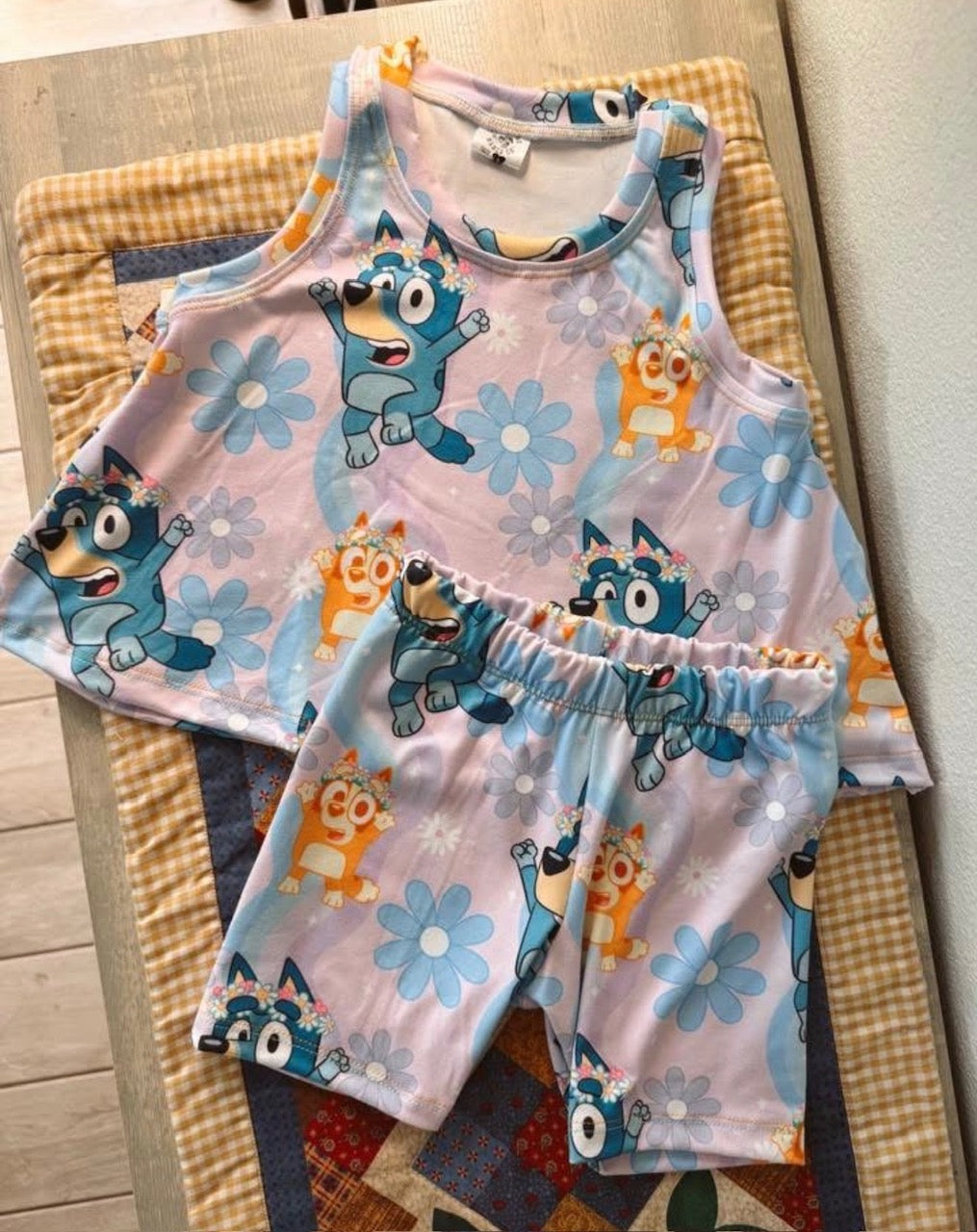 Blue Dog 2 piece Summer Set RTS 3T