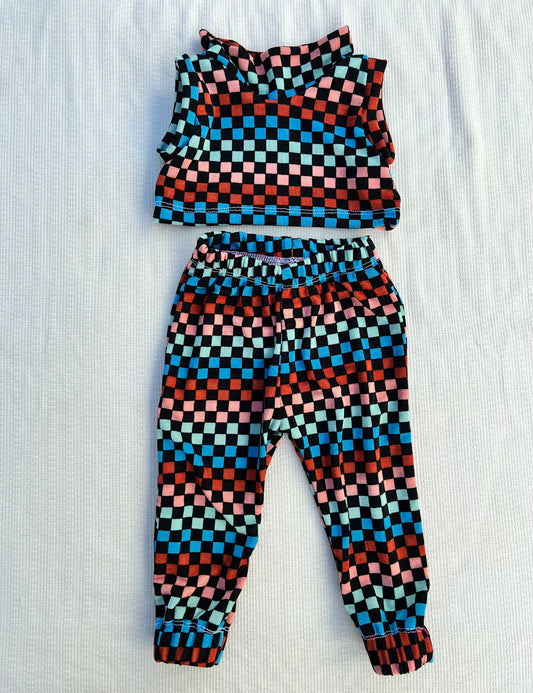 3-6 Jogger Set With Mock Neck