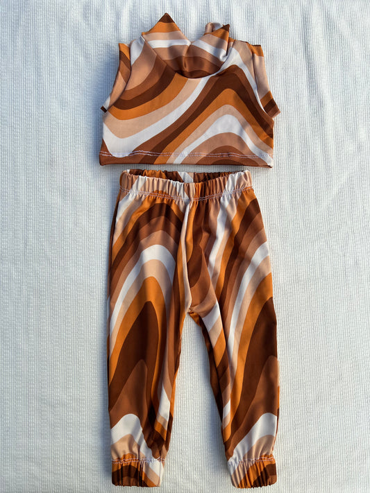 3-6 Jogger Set With Mock Neck