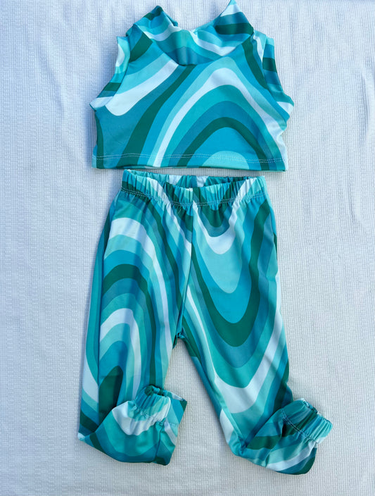 9-12 Jogger Set With Mock Neck